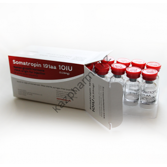 Гормон роста CanadaPeptides Somatropin 191aa (10 флаконов по 10 ед) - Семей